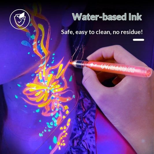 🎅Świąteczne promocje za 7,95 funta!!⚡Sprzedano ponad 50 tysięcy sztuk!🎁8 kolorowych markerów do ciała i twarz