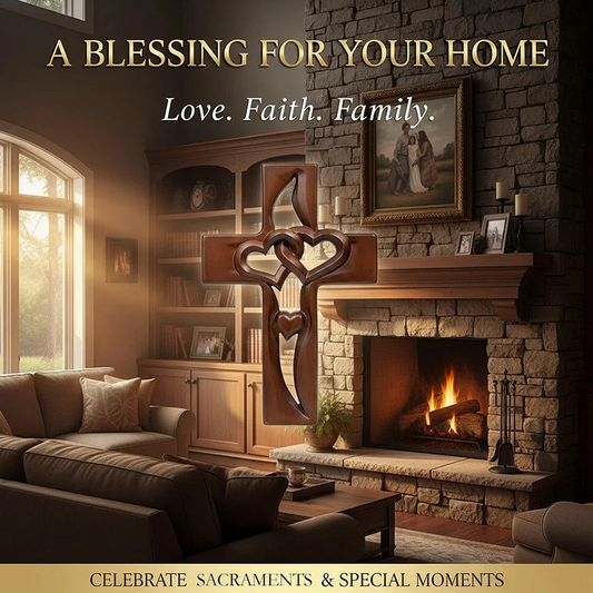 Krzyż Małżeński – Wieczne Błogosławieństwo na Waszej Ścianie